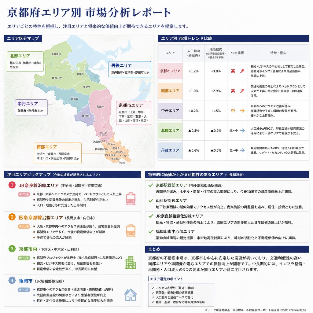 エリア別の市場分析