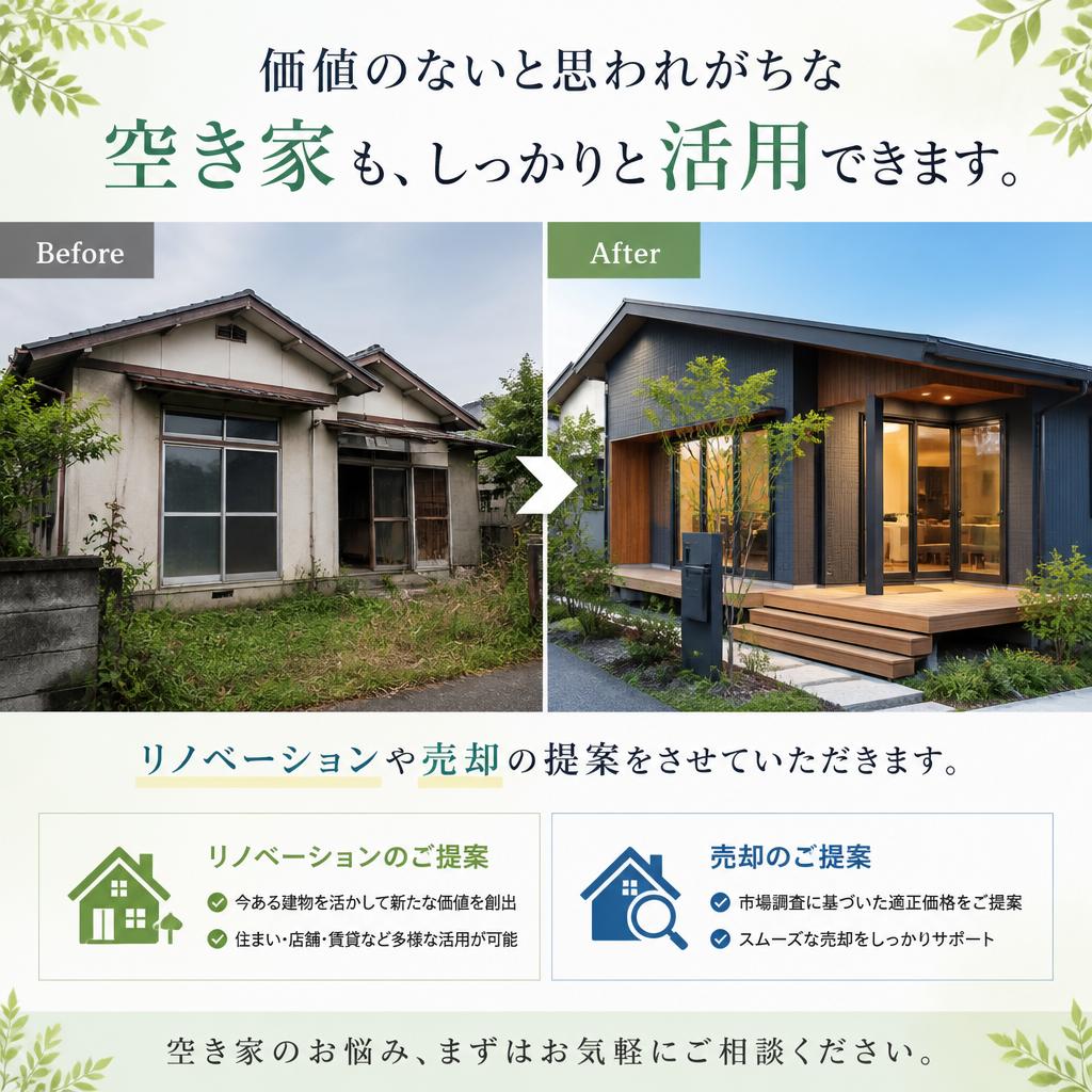 空き家の活用方策