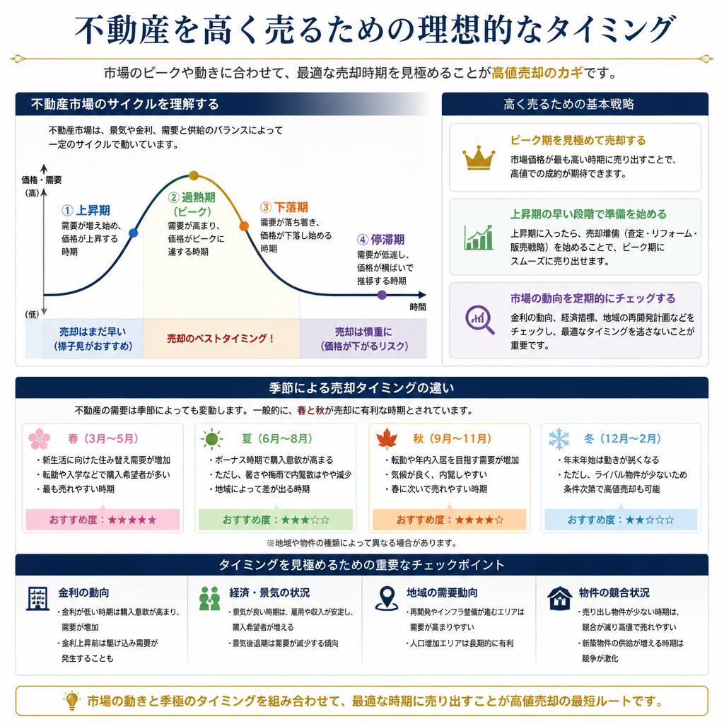 高く売るためのタイミングとは?